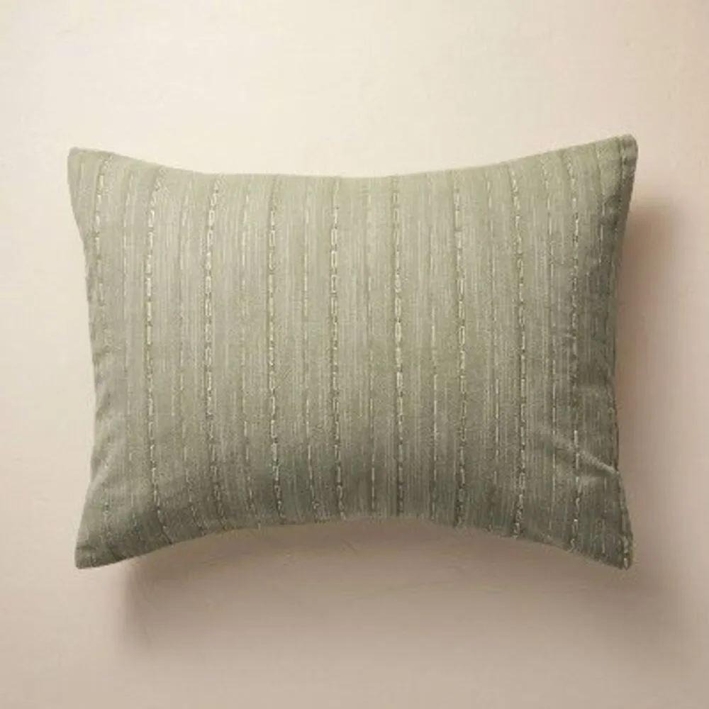 Hearth & Hand Olive Green Quilted Coverlet Set